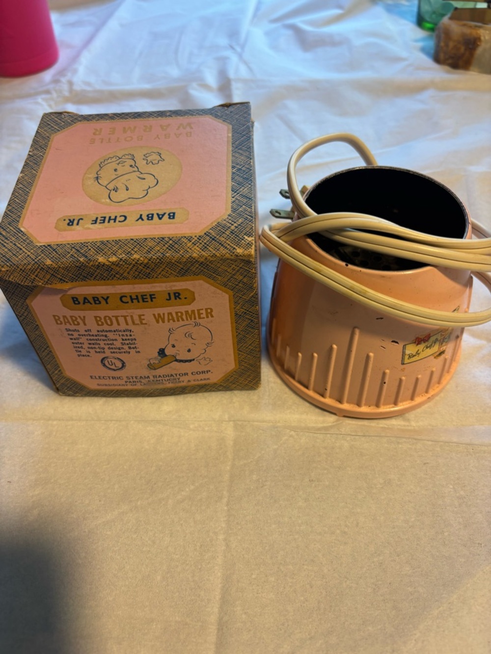 Vintage Baby Chef Jr Egg Cooker and Baby Bottle Warmer - Electric - In Box